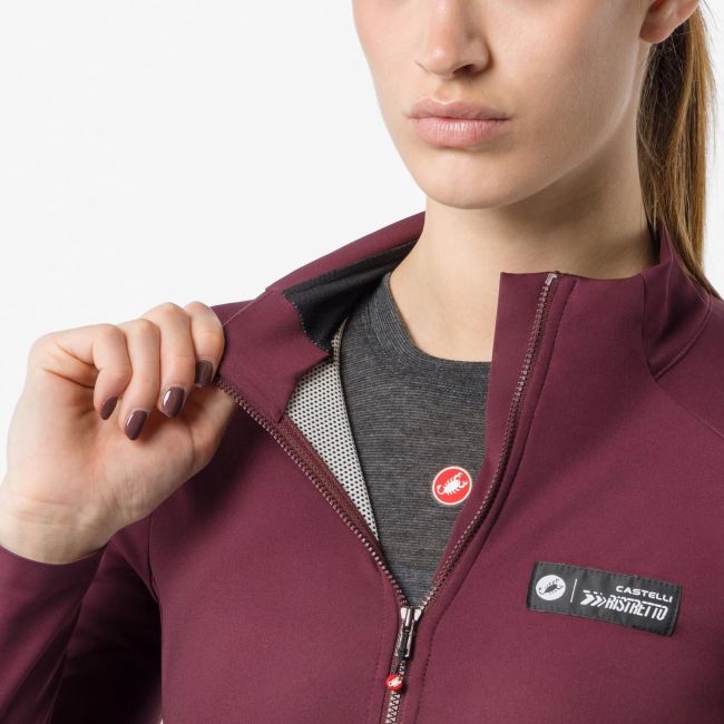 Geacă ciclism femei Castelli Sweetspot W Jacket - bordeaux inchis | Ristretto