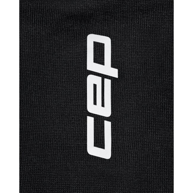 Guler termic alergare CEP Core Run Thermal Neckwarmer - negru | protecție vânt