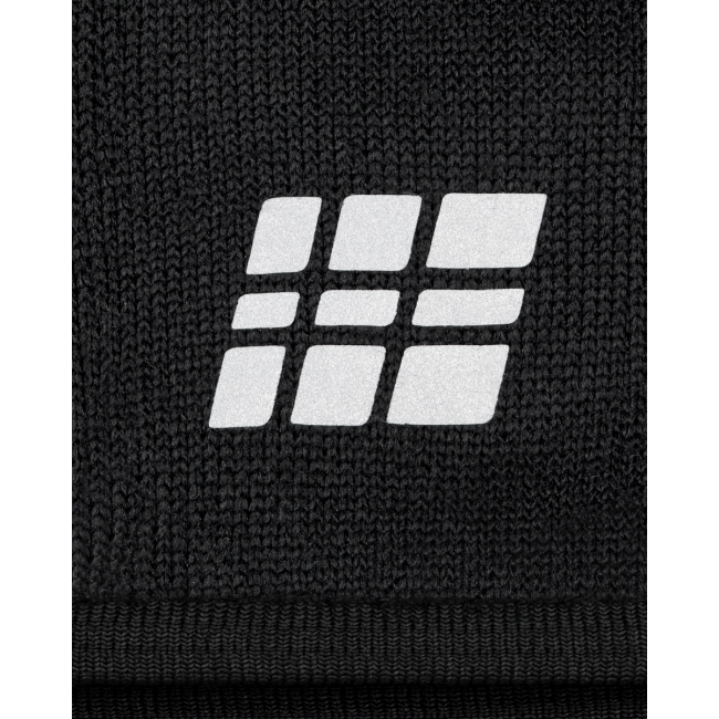 Guler termic alergare CEP Core Run Thermal Neckwarmer - negru | protecție vânt