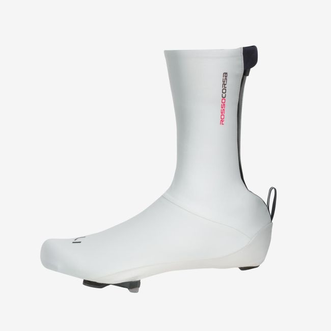 Huse pantofi ciclism Castelli Aero Race 2 Shoecover - alb | aero, impermeabile