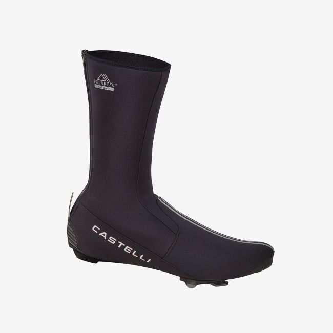 Huse pantofi ciclism iarnă Castelli Estremo 2 Shoecover - negru | cele mai calde