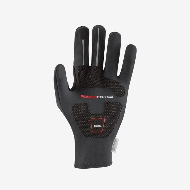 Mănuși ciclism Castelli Perfetto Light 2 Glove - negru | GORE-TEX WINDSTOPPER®