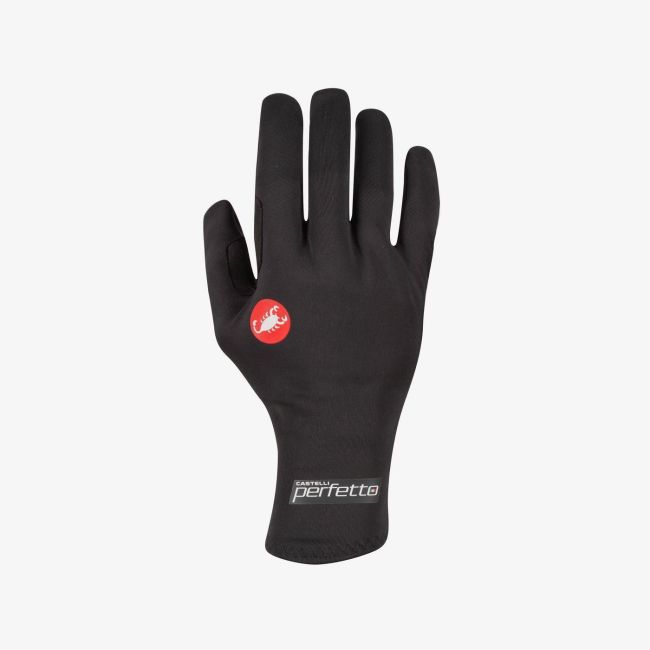 Mănuși ciclism iarnă Castelli Perfetto RoS 2 Glove - negru | GORE-TEX WINDSTOPPER®