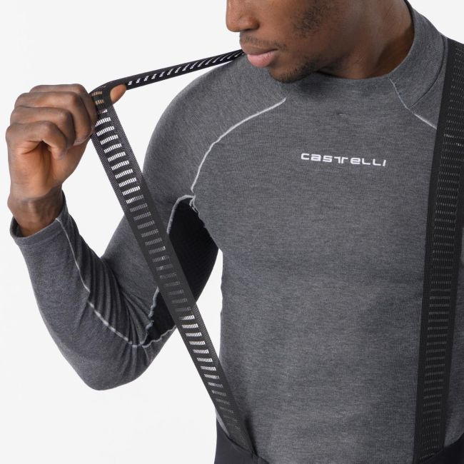 Pantaloni lungi cu bretele Castelli Espresso 2 Bibtight - negru | Thermoflex