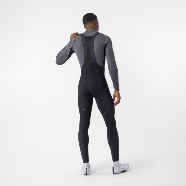 Pantaloni lungi cu bretele Castelli Espresso 2 Bibtight - negru | Thermoflex
