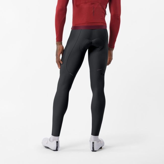 Pantaloni lungi cu bretele Castelli Espresso Transition Bibtight - negru | tranziție