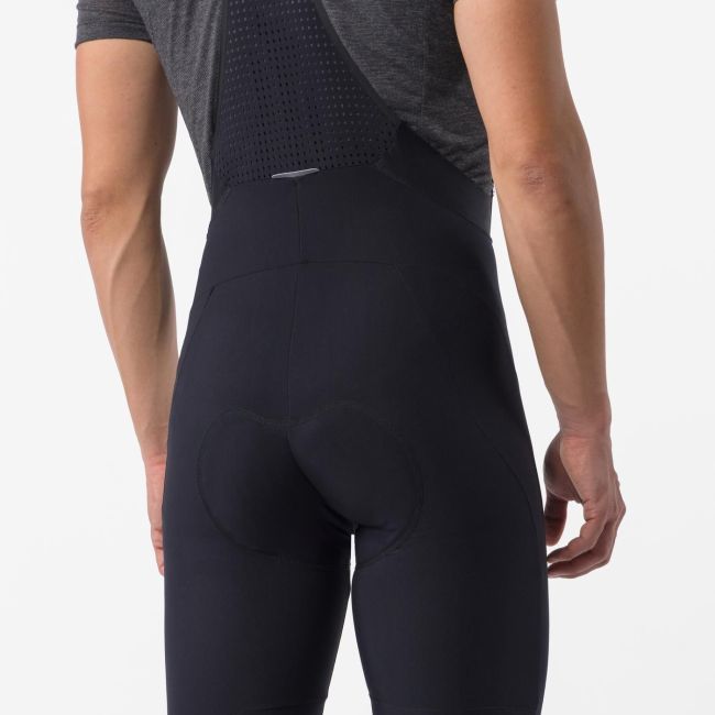 Pantaloni lungi cu bretele Castelli Thermowoven Bibtight - negru | cu lână