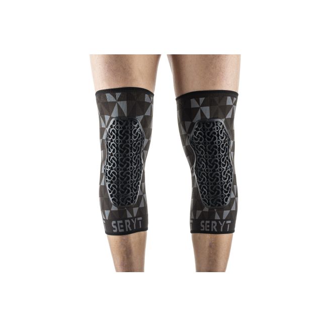 Protectii genunchi Seryt Arlecchino Grey Black