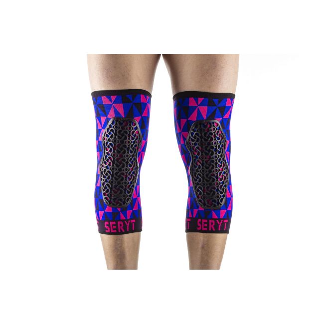 Protectii genunchi Seryt Arlecchino Pink Blue
