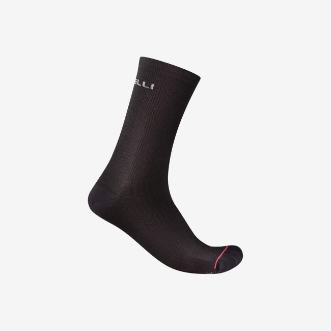 Șosete ciclism merinos Castelli Bandito 2 Merino 18 - negru | lână merinos