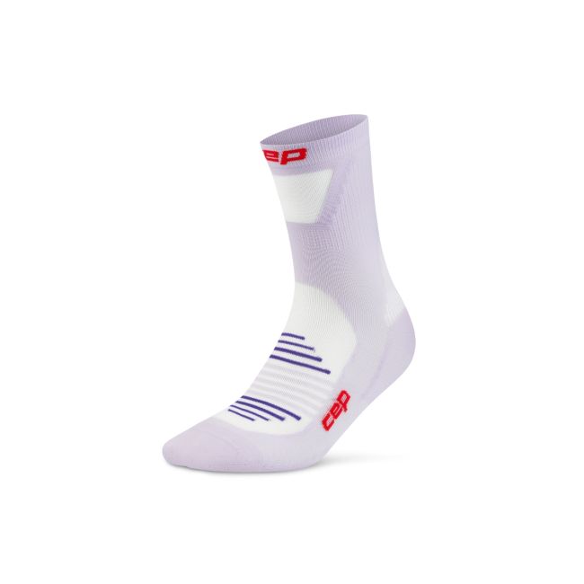 Șosete compresie CEP Pro Run Ultralight Mid Cut - lila | alergare performanță