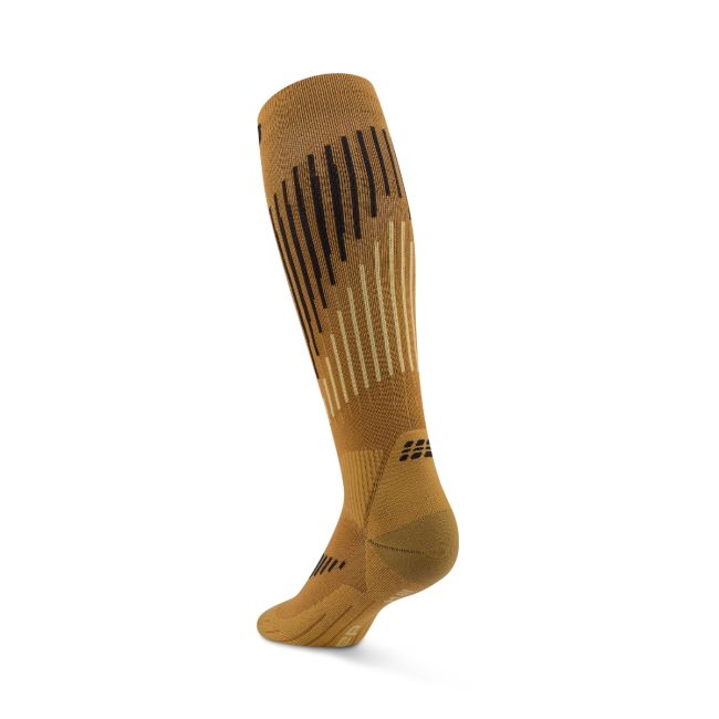 Șosete compresie schi de tură femei CEP Ski Touring Merino 3.0 - maro/antracit | compresie schi
