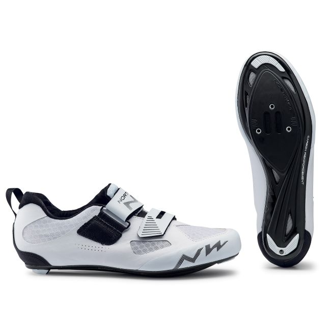 Pantofi Northwave Triatlonul Tribute 2 47 alb/negru