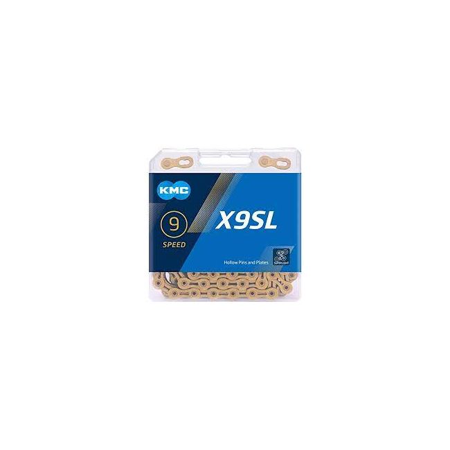 Lanț Kmc X9Sl auriu 1/2x11/128 116L