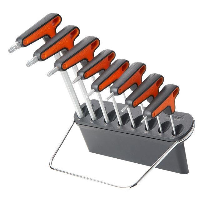 Sculă Superb Cl Set chei Torx cu mâner T 10,15,20,25,30,40,45,50 - Tb-76165