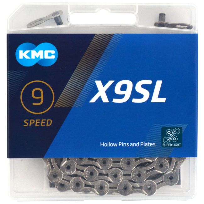 Lanț Kmc X9Sl argintiu 1/2x11/128 116L