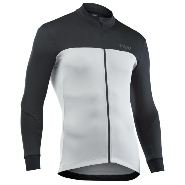 Tricou ciclism Northwave Force 2 lung negru/verde