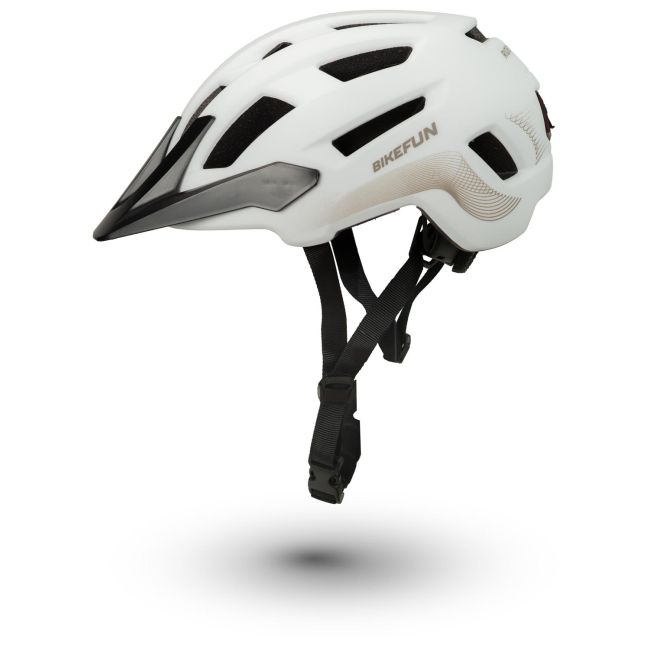 Cască Bikefun Vista S alb 53-55 cm