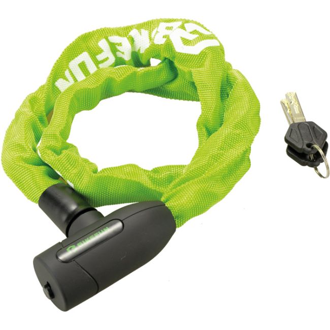 Lacăt Bikefun Citychain 2 lanț 5x850 mm, verde - L6044-5-850-Gr