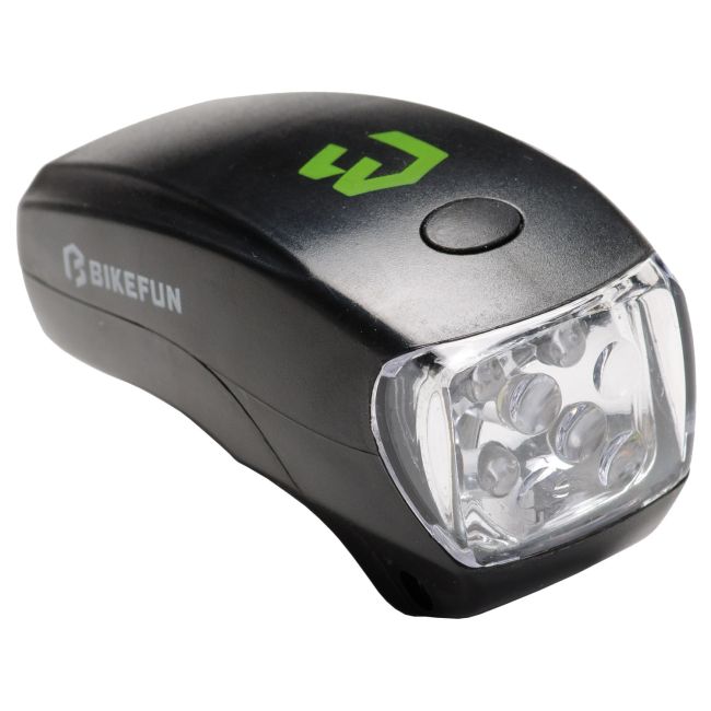 Lampă Bikefun Lucid față 5 Led alb, 2 funcții, negru - Jy-286B