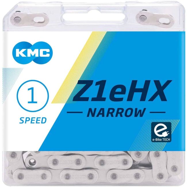 Lanț Kmc Z1Ehx-N pt. schimbător în butuc 1/2x3/32 112L argintiu (Z610H)