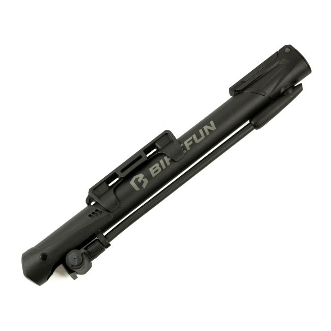 Pompă Bikefun Burster mini atelier plastic, negru - Gm-64P