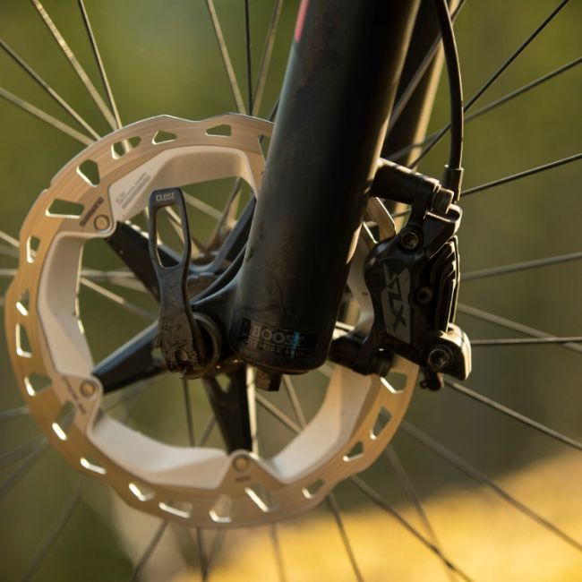 Frana Disc Hidraulica SHIMANO SLX BL-M7100 (L) + BR-M7120 (F) | Placute Metalice w/Fin