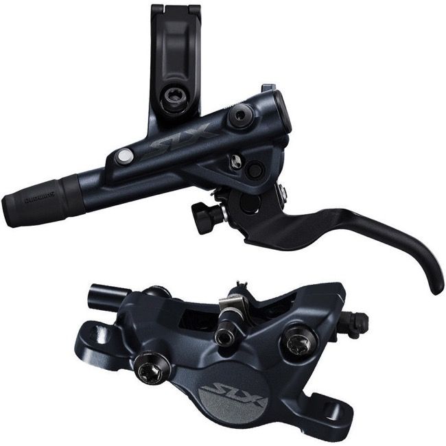 Frana Disc Hidraulica SHIMANO SLX BL-M7100 (L) + BR-M7100 (F) | Placute Metalice w/Fin