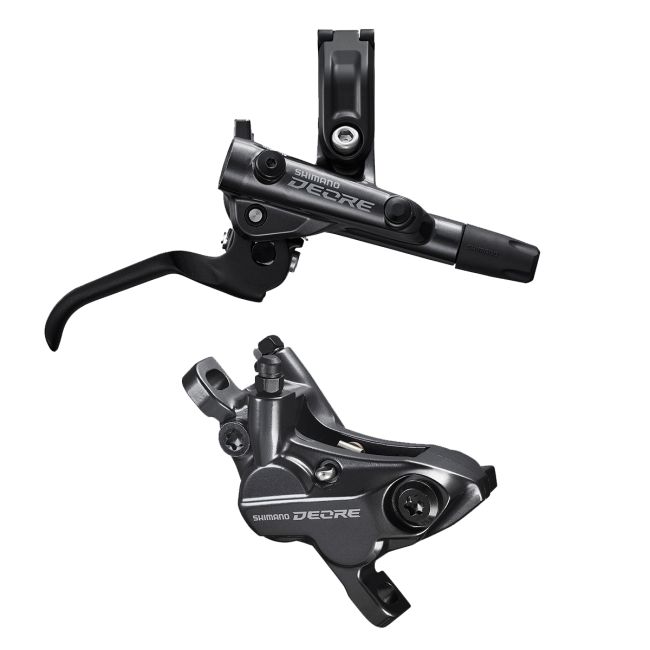 Frana Disc Hidraulica SHIMANO Deore BL-M6100 (R) + BR-M6120 (R) | Placute Resin