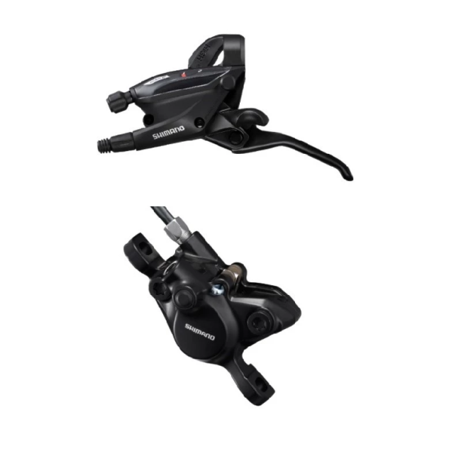 Frana Disc Hidraulica SHIMANO Acera ST-EF505 (2L) + BR-MT200 (F) | Placute Resin