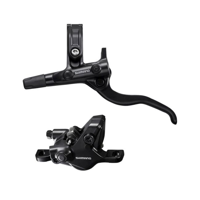 Frana Disc Hidraulica SHIMANO BL-M4100 (L) + BR-MT410 (F) | Placute Resin