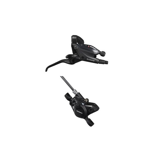 Frana Disc Hidraulica SHIMANO ST-EF505 (7R) + BR-MT200 (R) | Placute Resin