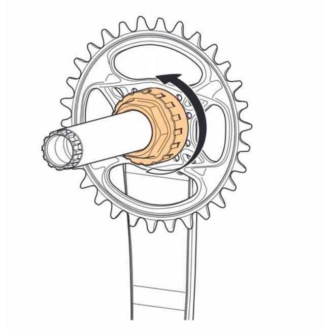 Angrenaj Pedalier SHIMANO SLX FC-M7120-1 - 1x12 Viteze, 175mm, Hollowtech 2 w/o CR, w/o TL-FC41 (CL 55mm)
