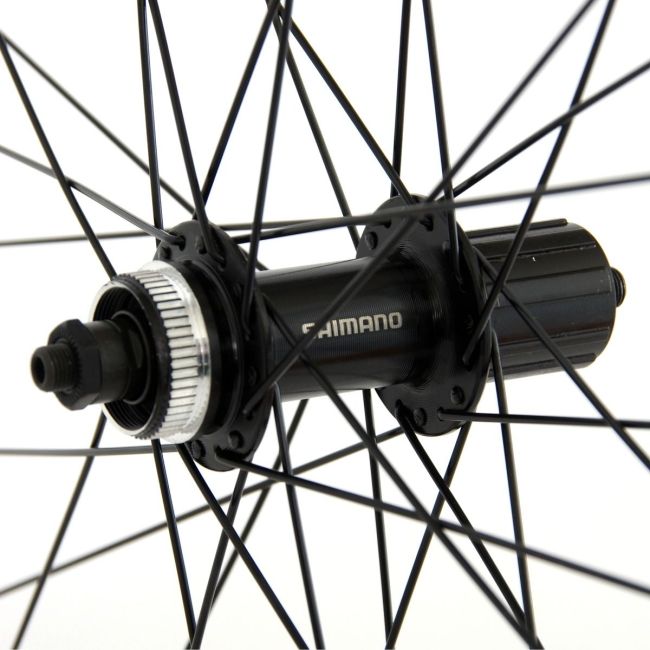 Roata Spate CROSSER X11 32H 27.5'' - Frana disc (CenterLock) cu Butuc Shimano AFHTX5058BZB | capsata