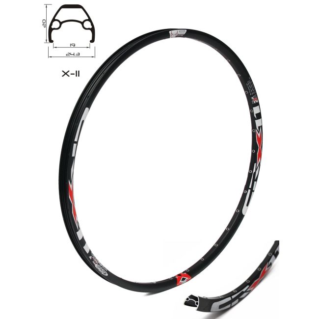 Janta CROSSER X11 28/29 32H - Black | capsata