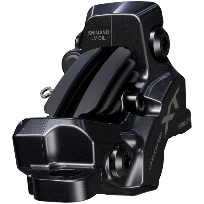 Frana Disc Hidraulica SHIMANO Deore XT BL-M8200 (L) + BR-M8220 (F) | Placute Metalice w/Fin