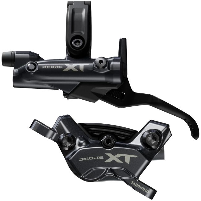 Frana Disc Hidraulica SHIMANO Deore XT BL-M8200 (L) + BR-M8220 (F) | Placute Metalice w/Fin