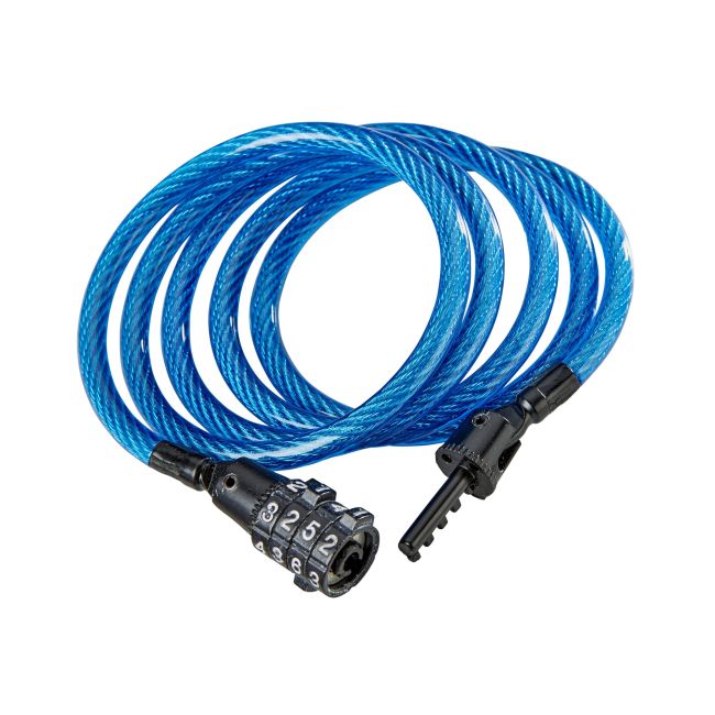 Antifurt Cablu KRYPTONITE Keeper 712 Combo - 7mm/120cm - Blue