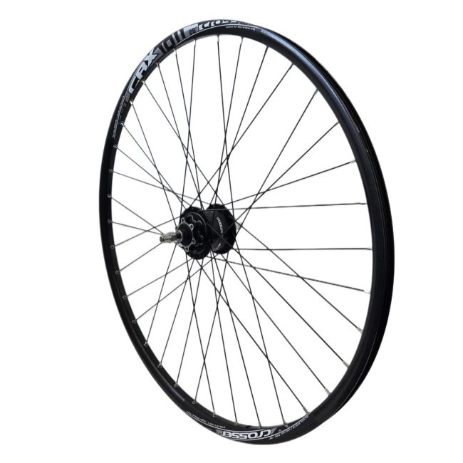 Roata Fata CROSSER X11 36H 28'' - Butuc SHIMANO DH-3D32-NT 6V-3.0W | capsata