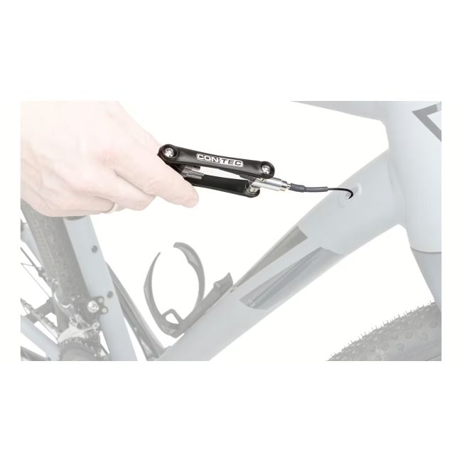 Multitool Rutare Cabluri prin Cadru CONTEC - Black/Silver