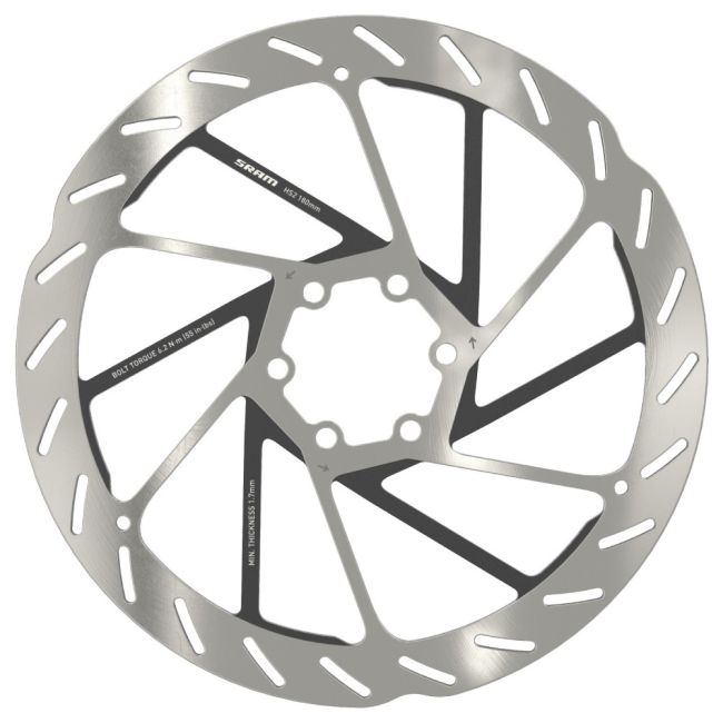 Disc Frana SRAM HS2 - 180mm, Profil Rotunjit | 6 Suruburi