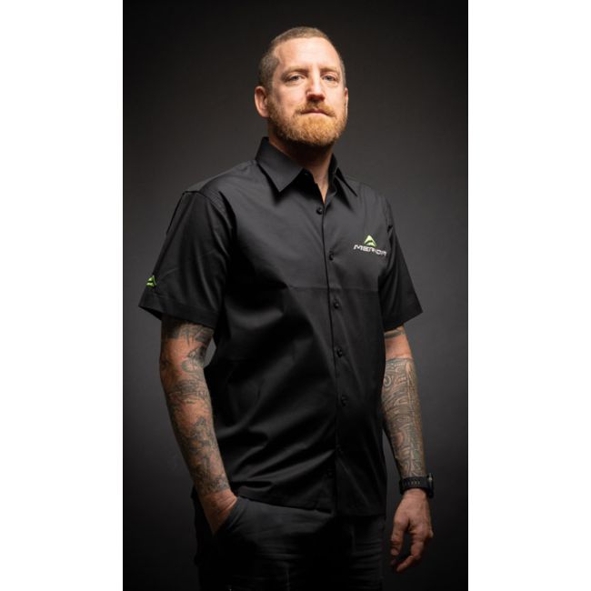 Cămașă Merida Brand scurt guler negru