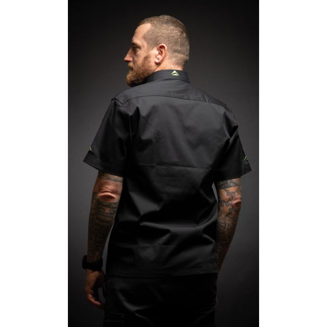 Cămașă Merida Brand scurt guler negru