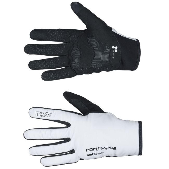 Mănuși Northwave iarnă Fast Pro Gel S lung, gri deschis