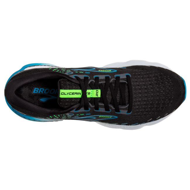 Brooks Glycerin GTS 20 – Pantofi alergare cu amortizare maximă și stabilitate - Negru