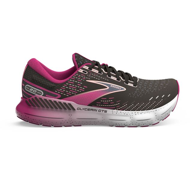 Brooks Glycerin GTS 20 W – Pantofi alergare cu amortizare maximă și stabilitate - Roz
