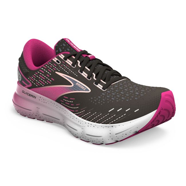 Brooks Glycerin 20 W – Pantofi alergare cu amortizare maximă - Roz