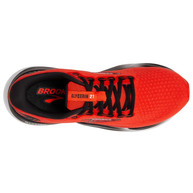 Brooks Glycerin 21 – Pantofi alergare cu amortizare maximă - Roșu
