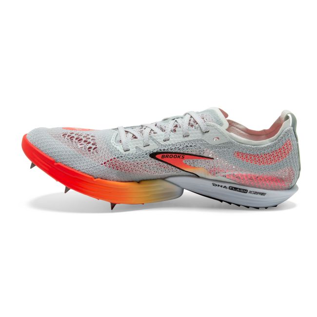 Brooks Hyperion Elite MD – Pantofi cu cuie pentru pistă, distanțe medii - Gri