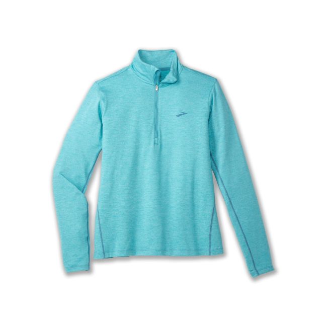 Brooks Dash 1/2 Zip 2.0 W – Bluză de alergare cu fermoar scurt - Albastru (427)